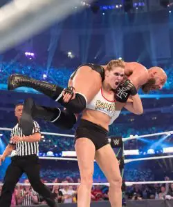 Ronda Rousey wrestling